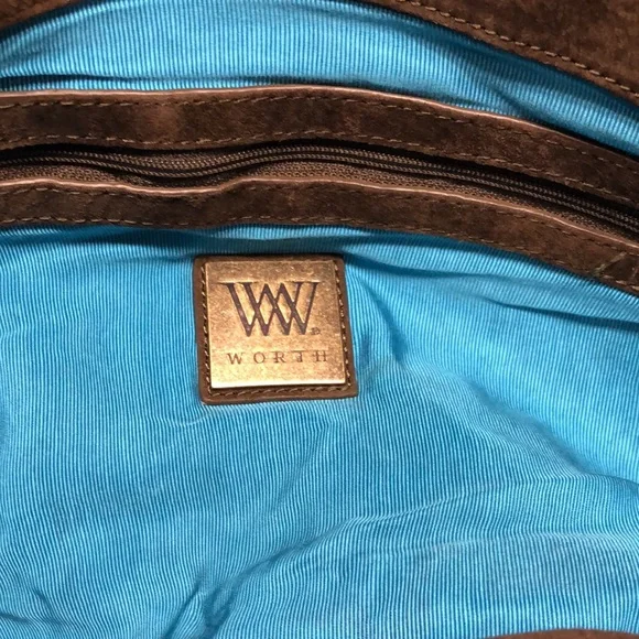 Worth New York Suede Studded Shoulder Bag - Picture 9 of 10